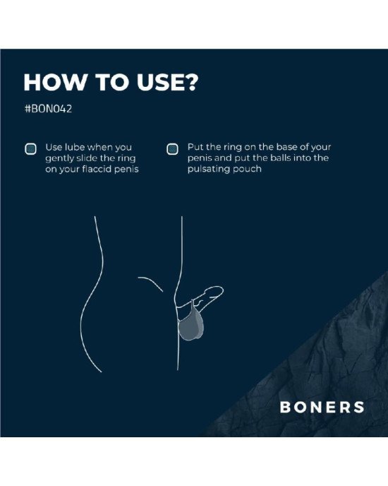 Ерекційне кільце Boners Stimulating Ball Pouch Ерекційне кільце Boners Stimulating Ball Pouch