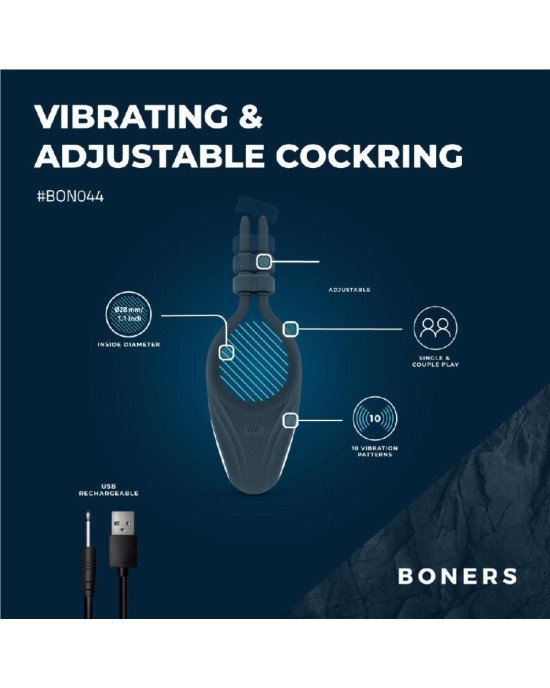 Ерекційне кільце Boners Adjustable Cockring Ерекційне кільце Boners Adjustable Cockring