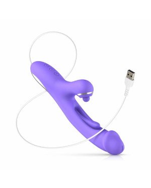 Вібратор-кролик Good Vibes Only - Tess Rabbit Vibrator with G-Spot Stimulator Вібратор-кролик Good Vibes Only - Tess Rabbit Vibrator with G-Spot Stimulator