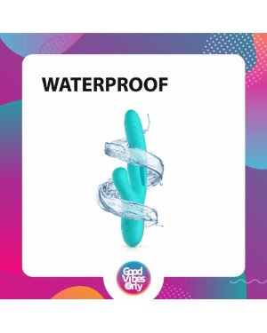 Вібратор-кролик Good Vibes Only - Lisa Thrusting Rabbit Vibrator with G-Spot Stimulator Вібратор-кролик Good Vibes Only - Lisa Thrusting Rabbit Vibrator with G-Spot Stimulator