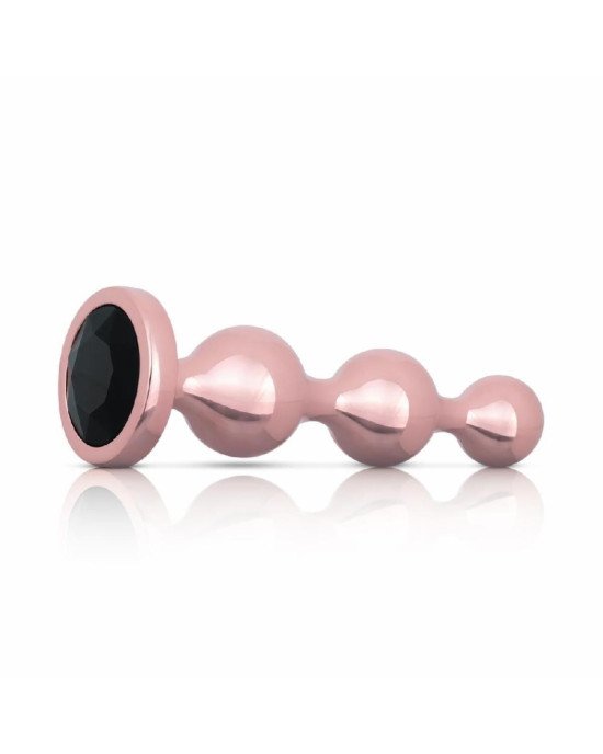 Набір анальних іграшок Rosy Gold - Metal Butt Plug Set 3 Pieces Набір анальних іграшок Rosy Gold - Metal Butt Plug Set 3 Pieces