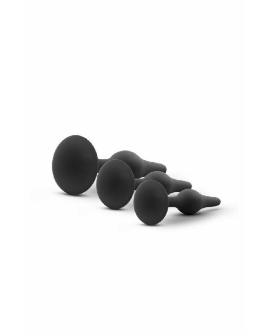Набір анальних пробок Blush Luxe Beginner Plug Kit Black