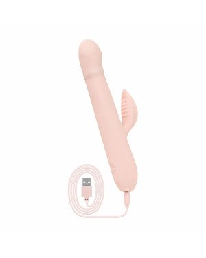 Вібратор-кролик Good Vibes Only - SHAI Thrusting Vibrator Soft Silicone - Pink Вібратор-кролик Good Vibes Only - SHAI Thrusting Vibrator Soft Silicone - Pink