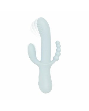 Вібратор-кролик Good Vibes Only - SAGE Triple Stimulation Vibe Soft Silicone - Blue