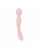 Вібромасажер Good Vibes Only - SIMI Double-Sided Wand Vibrator Soft Silicone - Pink