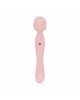 Вібромасажер Good Vibes Only - SIMI Double-Sided Wand Vibrator Soft Silicone - Pink