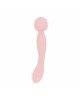 Вібромасажер Good Vibes Only - SIMI Double-Sided Wand Vibrator Soft Silicone - Pink
