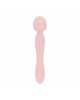 Вібромасажер Good Vibes Only - SIMI Double-Sided Wand Vibrator Soft Silicone - Pink
