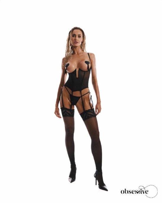 Корсет Obsessive Euphori corset 2XL/3XL Корсет Obsessive Euphori corset 2XL/3XL