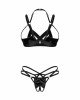 Комплект Obsessive Keira Lise 2-pcs crotchless set S/M Комплект Obsessive Keira Lise 2-pcs crotchless set S/M