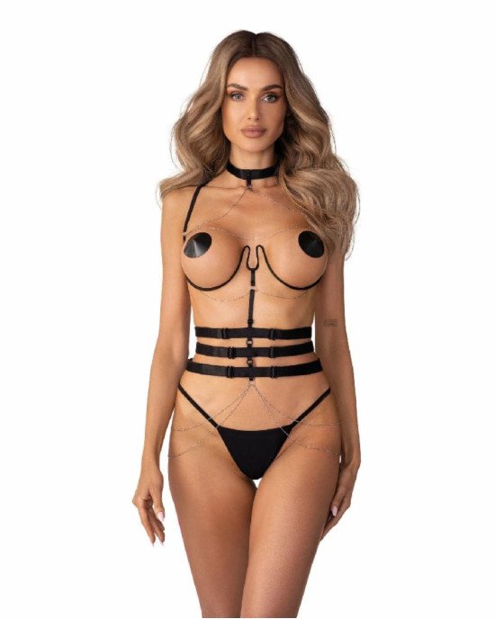 Портупея Obsessive Premisis Black harness S/M/L Портупея Obsessive Premisis Black harness S/M/L