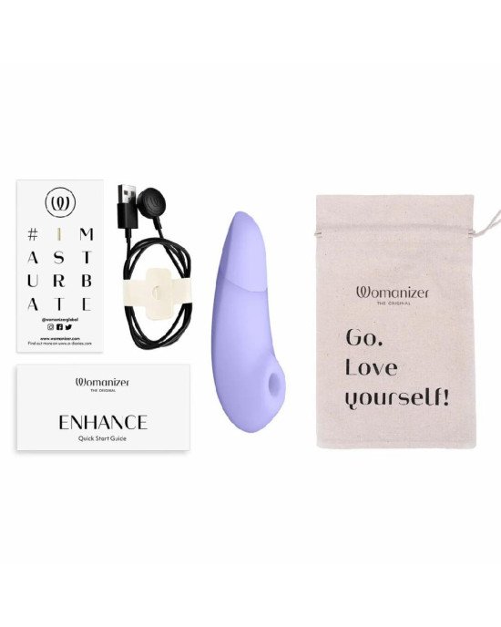 Вакуумний кліторальний стимулятор Womanizer Enhance Lilac Вакуумний кліторальний стимулятор Womanizer Enhance Lilac
