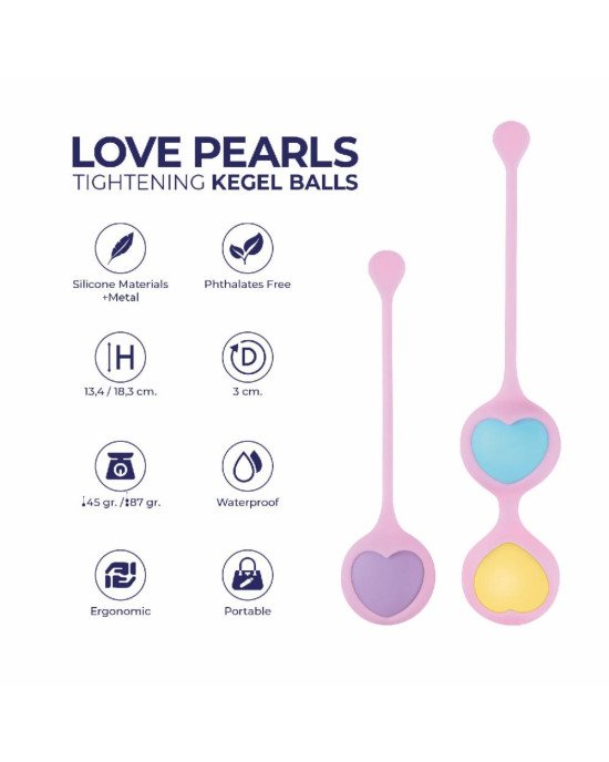 Вагінальні кульки Wooomy Love Pearls Вагінальні кульки Wooomy Love Pearls