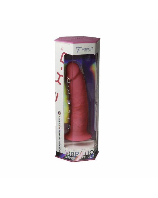 Фалоімітатор з вібрацією SilexD Henry Vibro Pink (MODEL 2 size 7in) + LRS, діаметр 4,4 см Фалоімітатор з вібрацією SilexD Henry Vibro Pink (MODEL 2 size 7in) + LRS, діаметр 4,4 см
