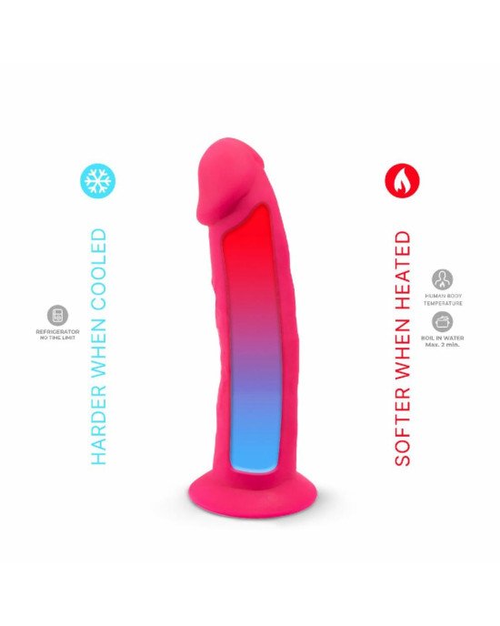 Фалоімітатор з вібрацією SilexD Henry Vibro Pink (MODEL 2 size 7in) + LRS, діаметр 4,4 см Фалоімітатор з вібрацією SilexD Henry Vibro Pink (MODEL 2 size 7in) + LRS, діаметр 4,4 см