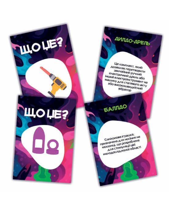 Гра для дорослих «Що це?» 18+ (UA) Гра для дорослих «Що це?» 18+ (UA)