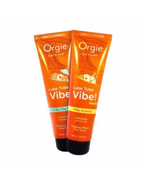 Вібролубрикант Orgie Lube Tube Vibe! Pina Colada 100 мл
