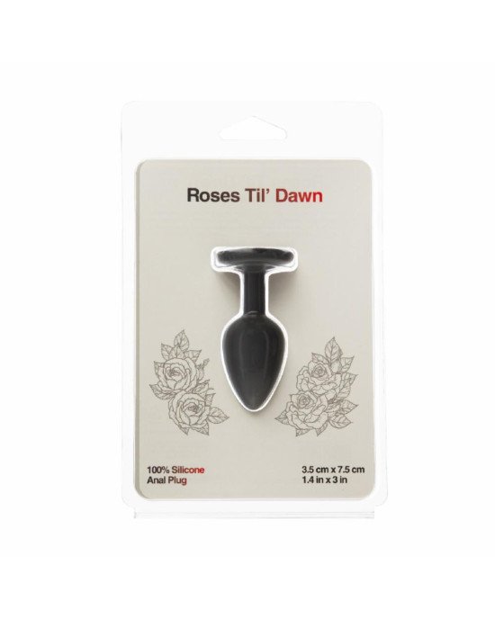 Анальна пробка BMS Roses Til’ Dawn Silicone Anal Plug Small Анальна пробка BMS Roses Til’ Dawn Silicone Anal Plug Small