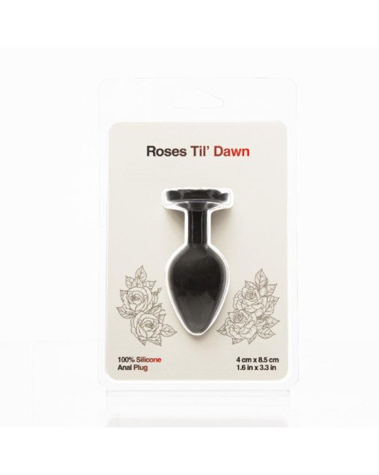 Анальна пробка BMS Roses Til’ Dawn Silicone Anal Plug Medium Анальна пробка BMS Roses Til’ Dawn Silicone Anal Plug Medium