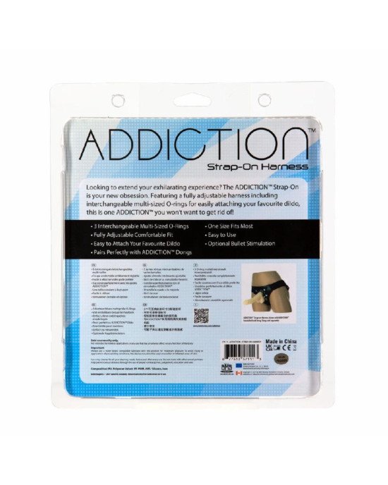 Трусики для страпона Addiction Strap-On Harness One Size Трусики для страпона Addiction Strap-On Harness One Size