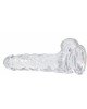 Прозорий фалоімітатор на присосці ADDICTION — Clear Dildo with Balls 8″, віброкуля в подарунок Прозорий фалоімітатор на присосці ADDICTION — Clear Dildo with Balls 8″, віброкуля в подарунок