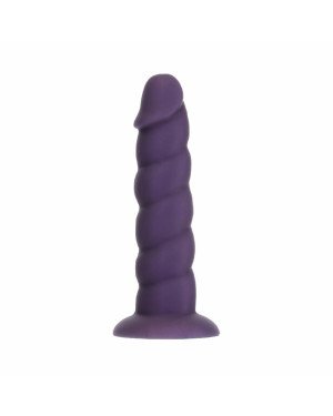 Фалоімітатор Fantasy by Addiction Unicorn Dildo 7” Purple, віброкуля в подарунок