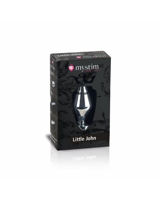 Металева анальна пробка Mystim Little John для електростимулятора, діаметр 4см