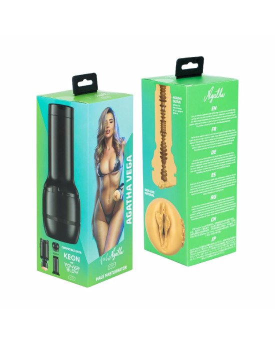 Мастурбатор Kiiroo Feel Agatha Vega PBC, сумісний з PowerBlow и Keon Мастурбатор Kiiroo Feel Agatha Vega PBC, сумісний з PowerBlow и Keon