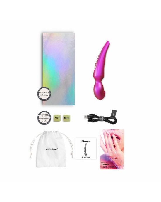 Вібромассажер Love To Love Pleaser Iridescent Berry Вібромассажер Love To Love Pleaser Iridescent Berry