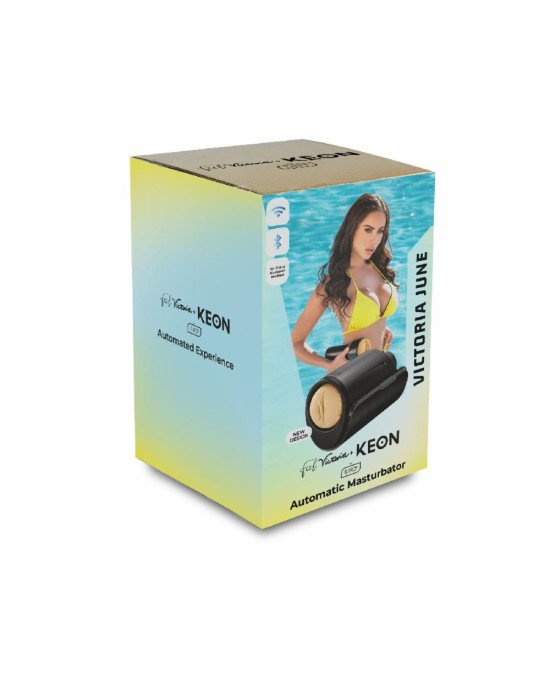 Інтерактивна секс-машина для чоловіків Kiiroo Keon Wi-Fi Combo Set з мастурбатором Feel Victoria