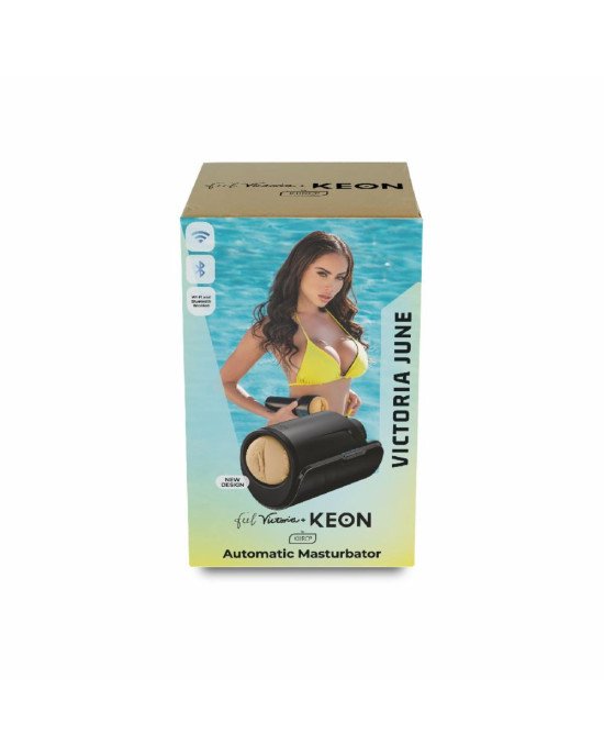 Інтерактивна секс-машина для чоловіків Kiiroo Keon Wi-Fi Combo Set з мастурбатором Feel Victoria