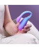 Смарт-віброяйце Magic Motion Flamingo Max Blue 2 в 1: віброяйце та тренажер Кегеля, 10 режимів Смарт-віброяйце Magic Motion Flamingo Max Blue 2 в 1: віброяйце та тренажер Кегеля, 10 режимів