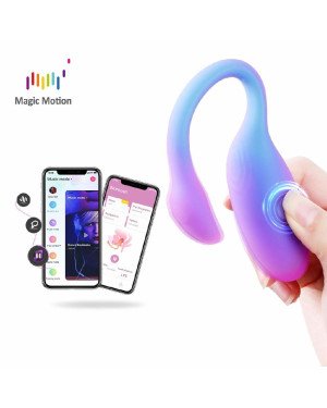 Смарт-віброяйце Magic Motion Flamingo Max Blue 2 в 1: віброяйце та тренажер Кегеля, 10 режимів Смарт-віброяйце Magic Motion Flamingo Max Blue 2 в 1: віброяйце та тренажер Кегеля, 10 режимів