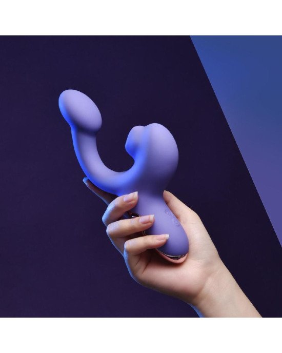 Смарт-вібратор Magic Motion Ponder Purple, подвійна стимуляція, віброяйце+язичок для клітора Смарт-вібратор Magic Motion Ponder Purple, подвійна стимуляція, віброяйце+язичок для клітора