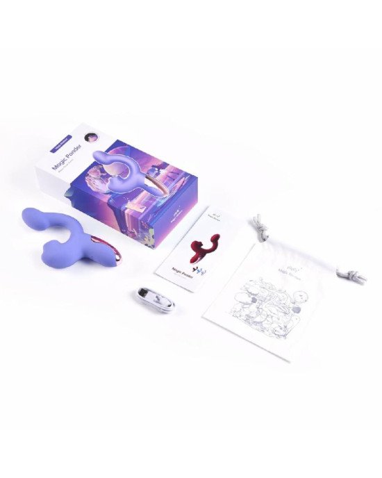 Смарт-вібратор Magic Motion Ponder Purple, подвійна стимуляція, віброяйце+язичок для клітора Смарт-вібратор Magic Motion Ponder Purple, подвійна стимуляція, віброяйце+язичок для клітора