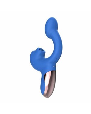 Смарт-вібратор Magic Motion Ponder Blue, подвійна стимуляція, віброяйце+язичок для клітора