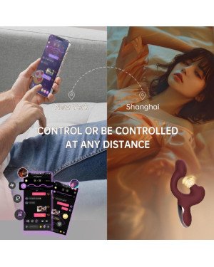 Смарт-вібратор Magic Motion Ponder Blue, подвійна стимуляція, віброяйце+язичок для клітора Смарт-вібратор Magic Motion Ponder Blue, подвійна стимуляція, віброяйце+язичок для клітора