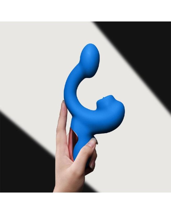 Смарт-вібратор Magic Motion Ponder Blue, подвійна стимуляція, віброяйце+язичок для клітора Смарт-вібратор Magic Motion Ponder Blue, подвійна стимуляція, віброяйце+язичок для клітора