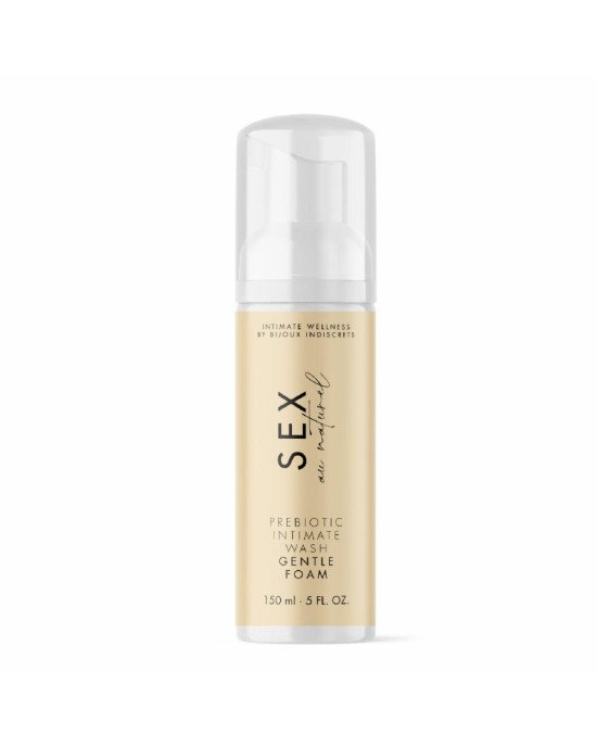 Піна для інтимної гігієни Bijoux Indiscrets Sex Au Naturel Prebiotic Intimate Wash Gentle Foam 150мл