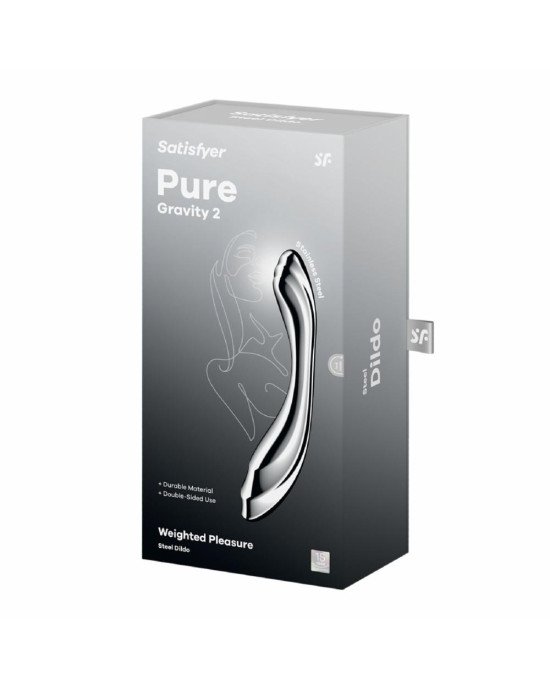 Металевий дилдо Satisfyer Pure Gravity 2 Металевий дилдо Satisfyer Pure Gravity 2