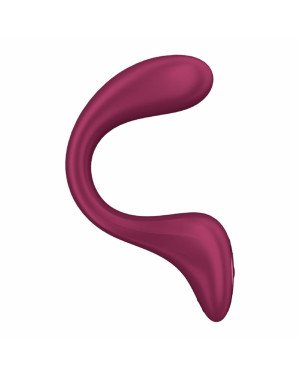 Вагінально-кліторальний вібратор Satisfyer G for Goddess 2 Wine Red, 2 мотори