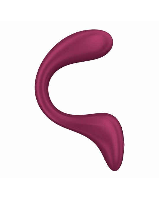 Вагінально-кліторальний вібратор Satisfyer G for Goddess 2 Wine Red, 2 мотори
