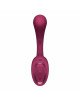 Вагінально-кліторальний вібратор Satisfyer G for Goddess 2 Wine Red, 2 мотори