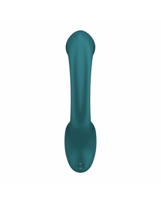 Вагінально-кліторальний вібратор Satisfyer G for Goddess 2 Bottle Green, 2 мотори Вагінально-кліторальний вібратор Satisfyer G for Goddess 2 Bottle Green, 2 мотори