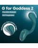 Вагінально-кліторальний вібратор Satisfyer G for Goddess 2 Bottle Green, 2 мотори Вагінально-кліторальний вібратор Satisfyer G for Goddess 2 Bottle Green, 2 мотори