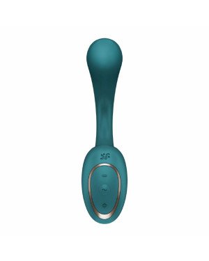 Вагінально-кліторальний вібратор Satisfyer G for Goddess 2 Bottle Green, 2 мотори Вагінально-кліторальний вібратор Satisfyer G for Goddess 2 Bottle Green, 2 мотори