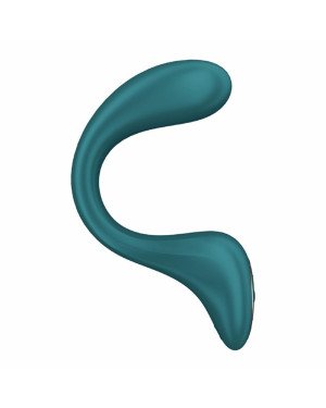 Вагінально-кліторальний вібратор Satisfyer G for Goddess 2 Bottle Green, 2 мотори