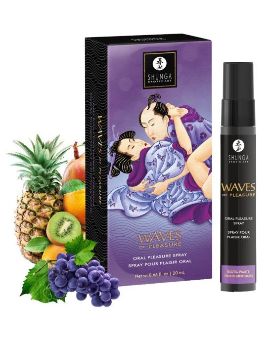 Спрей для посилення слиновиділення Shunga Waves of Pleasure Exotic Fruits Спрей для посилення слиновиділення Shunga Waves of Pleasure Exotic Fruits