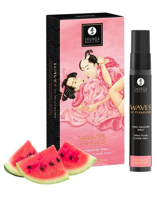 Спрей для посилення слиновиділення Shunga Waves of Pleasure Watermelon Спрей для посилення слиновиділення Shunga Waves of Pleasure Watermelon