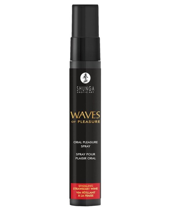Спрей для посилення слиновиділення Shunga Waves of Pleasure Strawberry Sparkling Wine Спрей для посилення слиновиділення Shunga Waves of Pleasure Strawberry Sparkling Wine